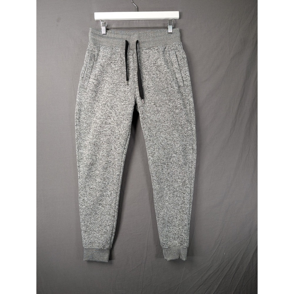 Southpole Mens Gray Marled Fleece Jogger Sweatpants Size Small